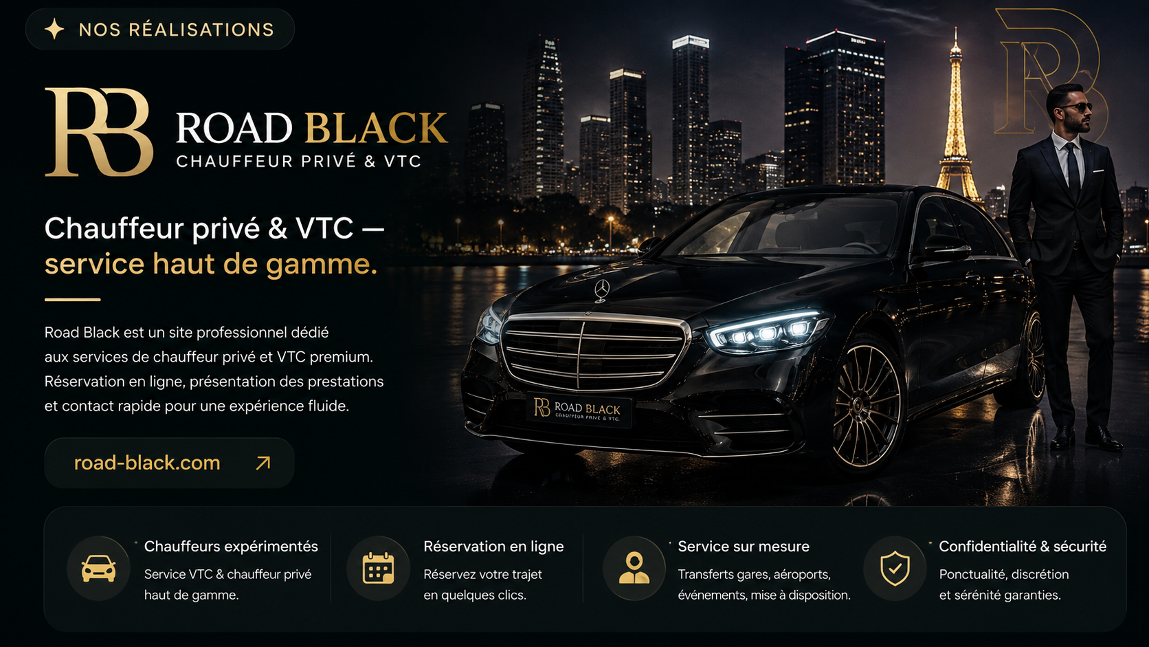 Site web Road Black